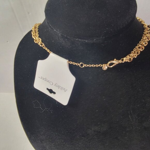 Ashley Cooper Multicolor Beaded Layered Necklace With Gold-Tone Chains - Picture 4 of 4